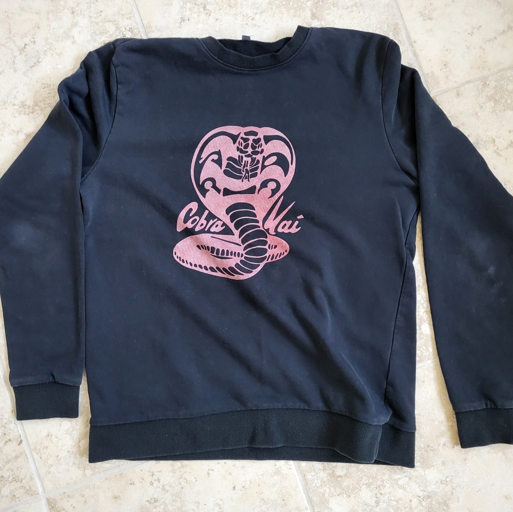 Kobra Kai Sweat Shirt - Black, Large